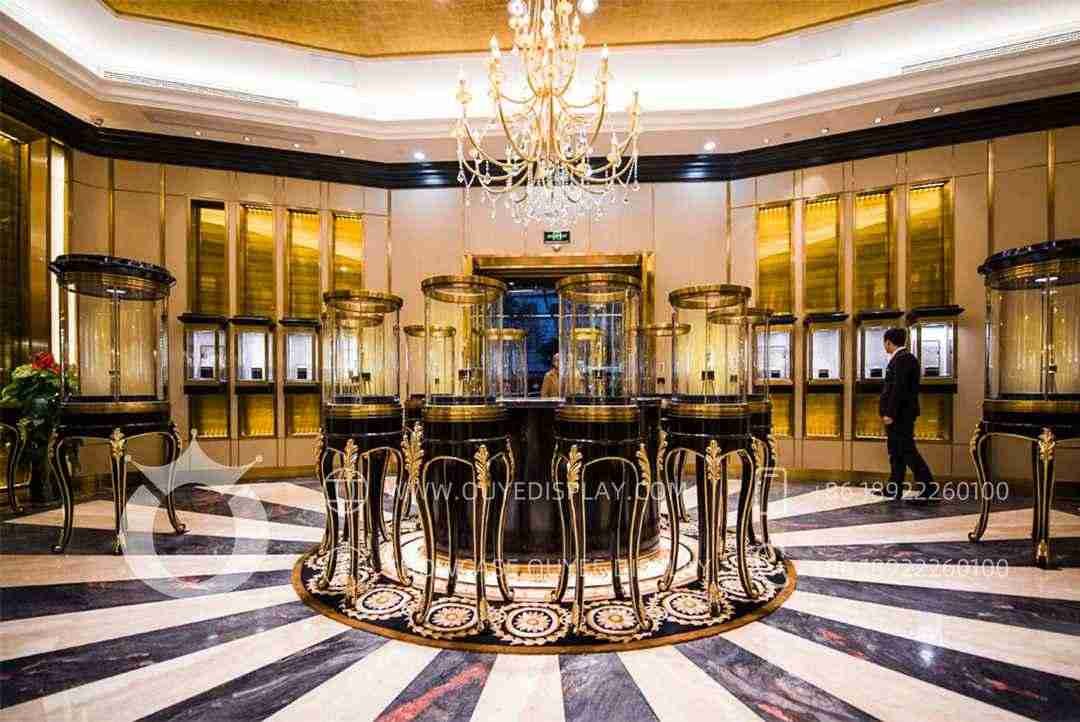 Professional Fixtures for Retail Jewelry Showcase Store Display Sets