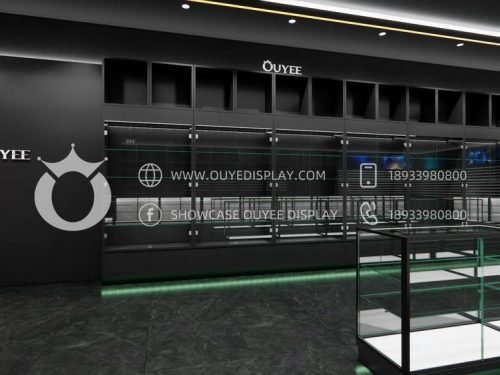 Smoke Store Display Glass Shelf Shop Showcase Furniture