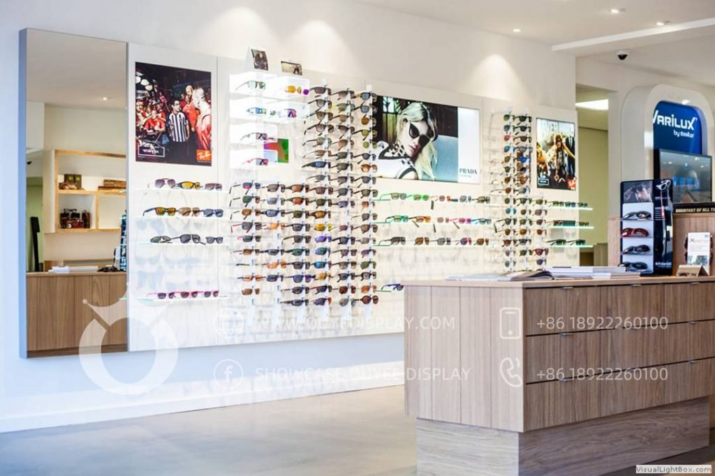 Optical Eyewear Frame Wall Display Panel Fixtures