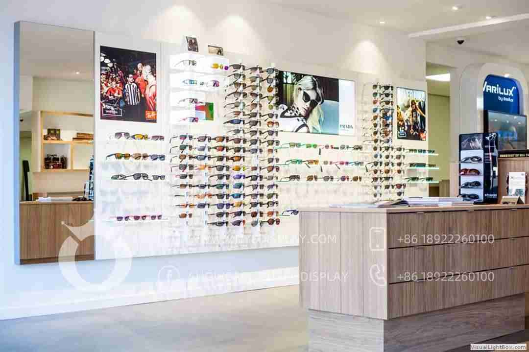 Optical Eyewear Frame Wall Display Panel Fixtures