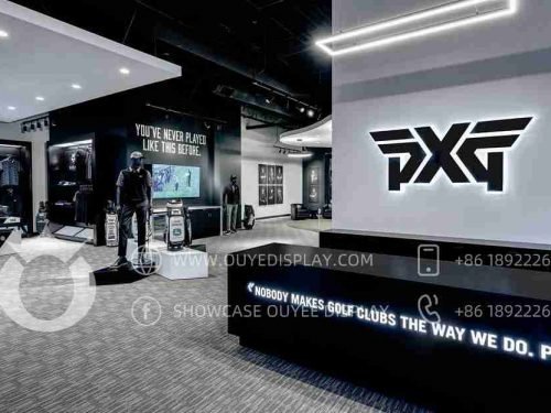 custom golf club display rack