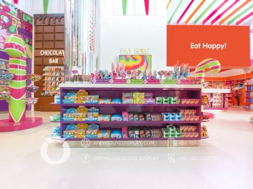 Candy store design and decoration