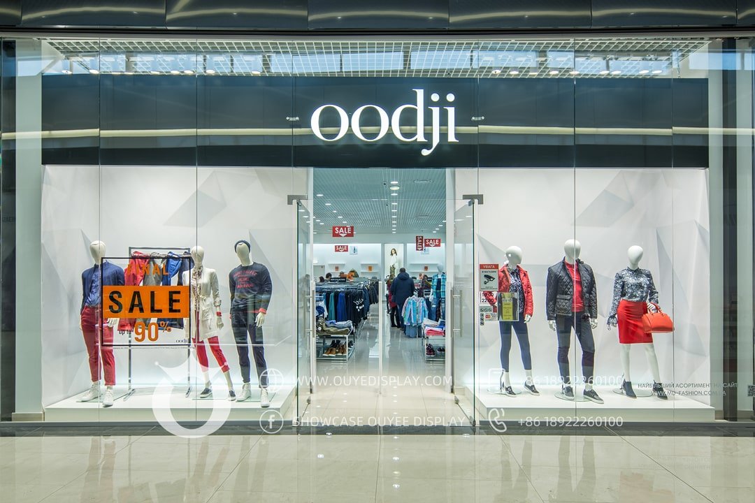 Clothing shop layout design