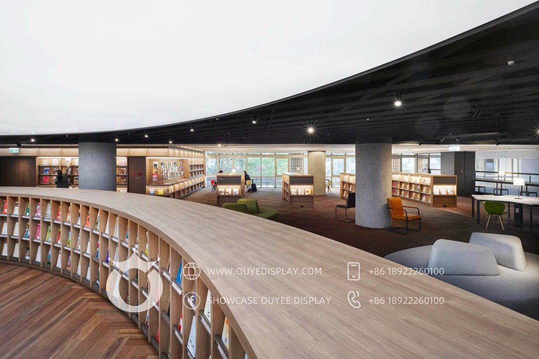 Custom book shop display racks