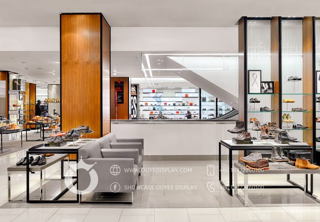 Shoes Showroom Interior Design Decoration Display Shelf