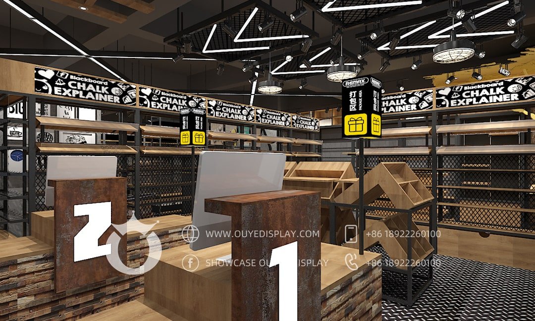 Telephone store decoration design