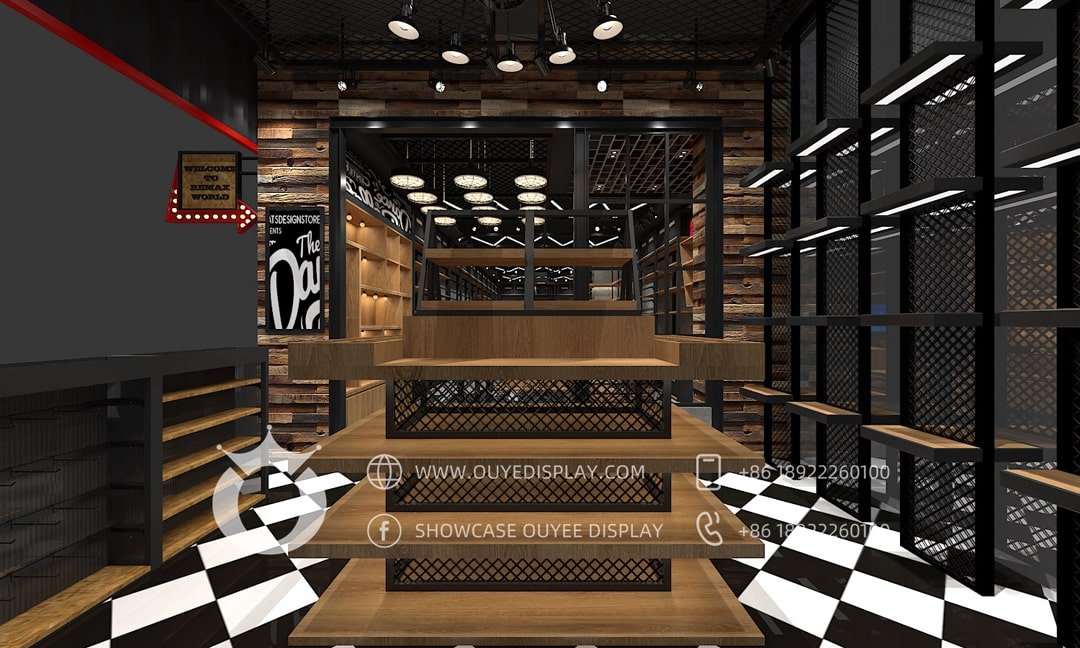 Telephone store decoration design