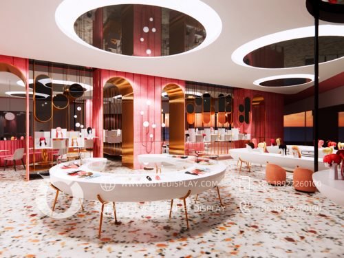 Wig shop display stand design