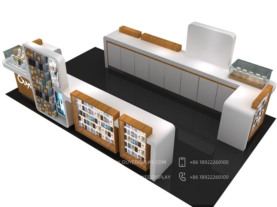 cell phone accessories kiosk design