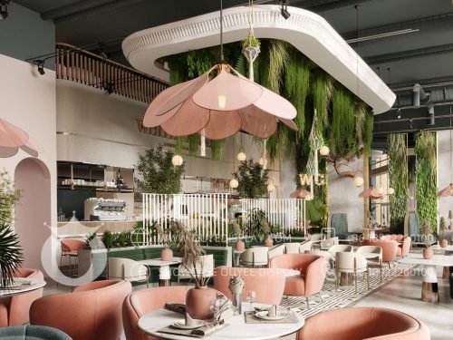 design d'intérieur de café