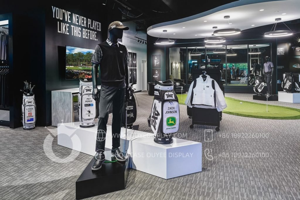 Golf Shop Interior Design Putter Display Rack