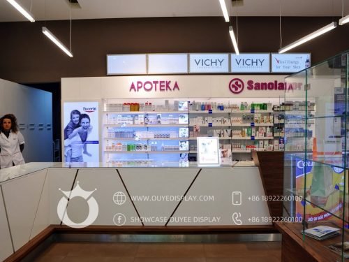 modern pharmacy store interior design