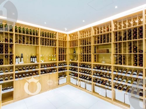 modern wine display cabinet