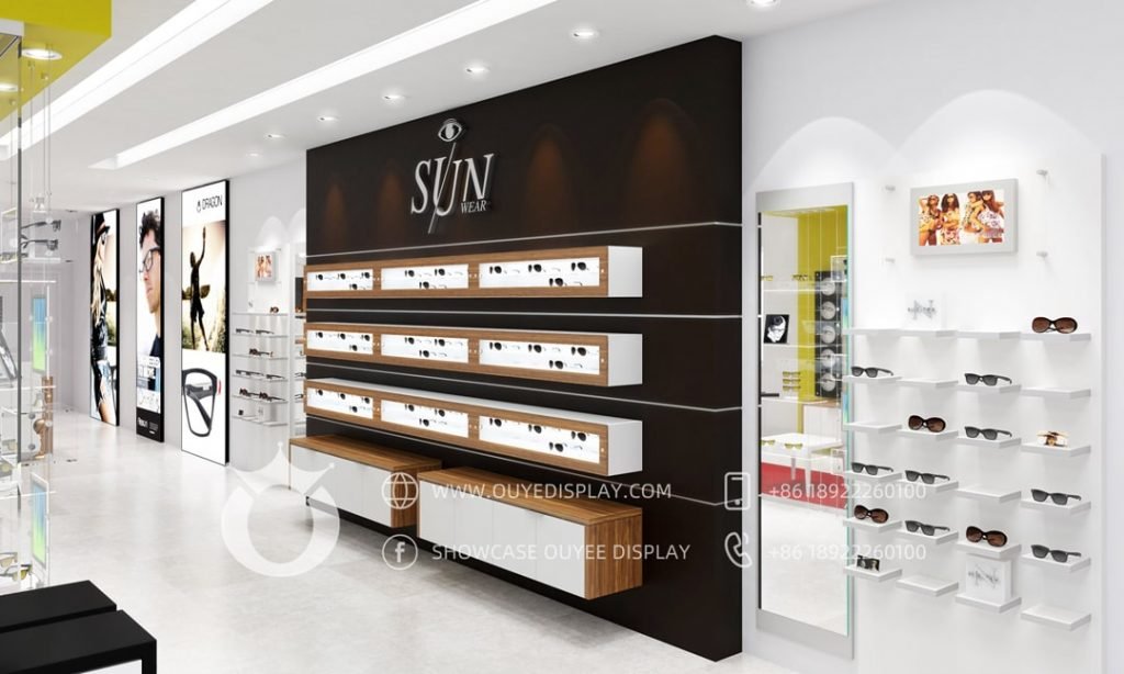 Optical Frame Wall Display Panel Fixtures - store display fixtures ...