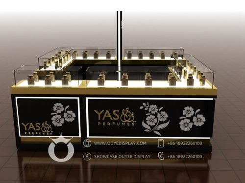 Retail Perfume Kiosk Design Display Stand