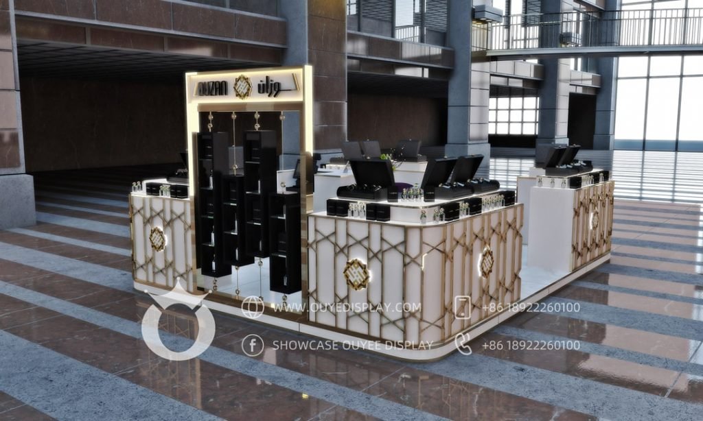 perfume kiosk design