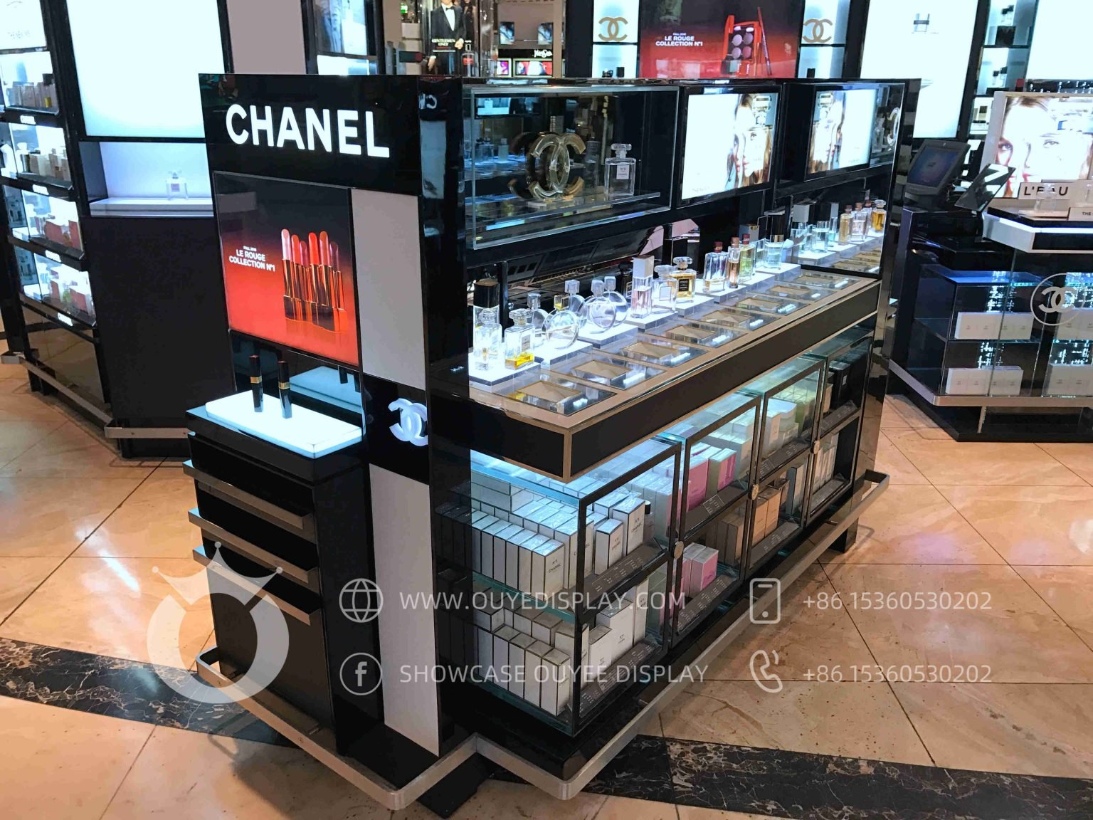 Design perfume store & display cabinet for sale | OUYEE