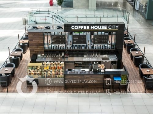 small coffee kiosk design