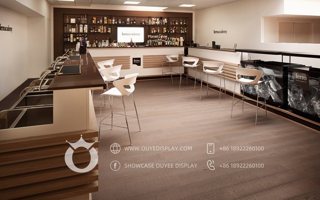 wine bottle metal display rack