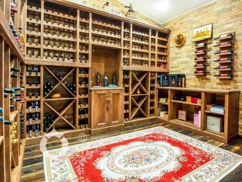 wine display shelf design