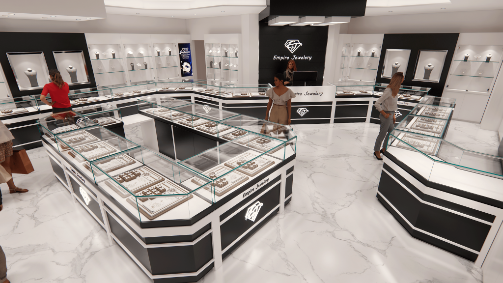 supplier jewelry showcase