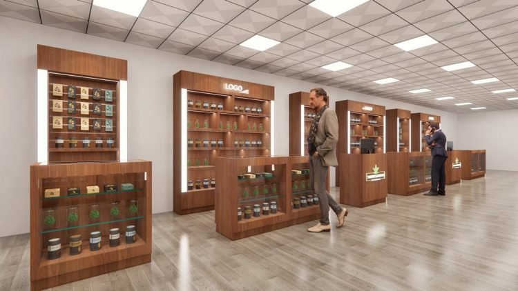 smoke shop design-vape shop counter | OUYEE