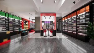 perfume showcase design