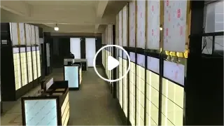 perfume display showcase