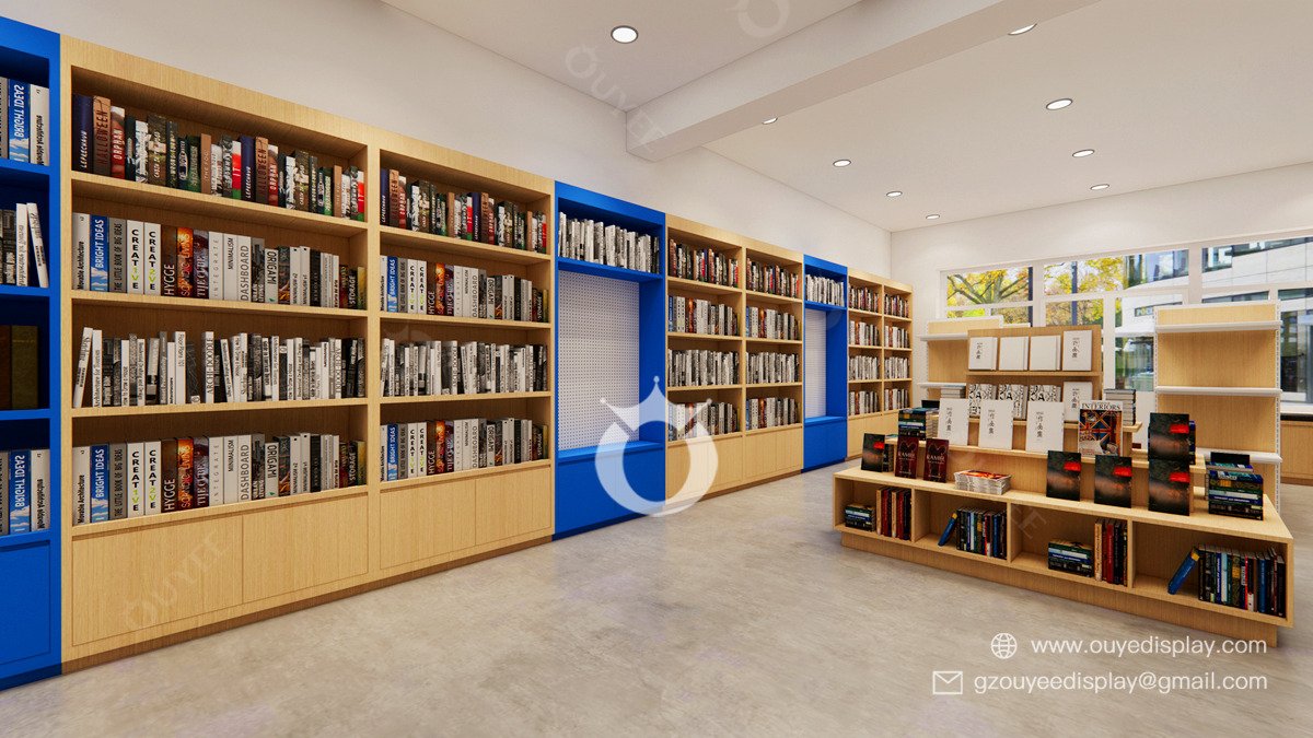 Gondola Books Rack Bookstore Design - OUYEE DISPLAY