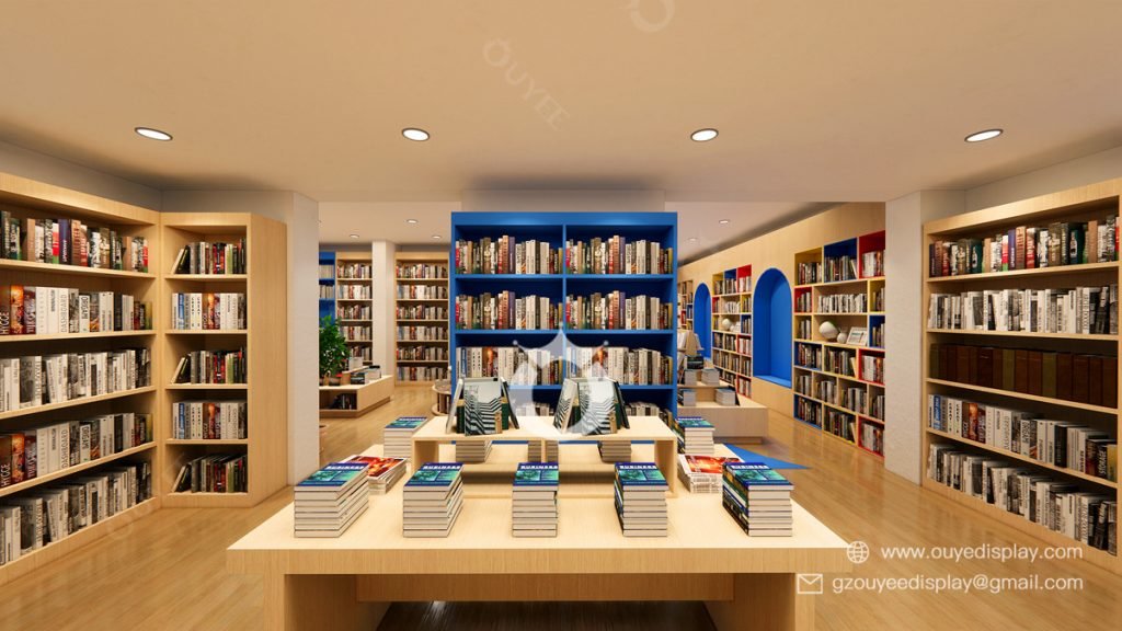 trendy modern bookshelf designs tall book shelf - store display ...