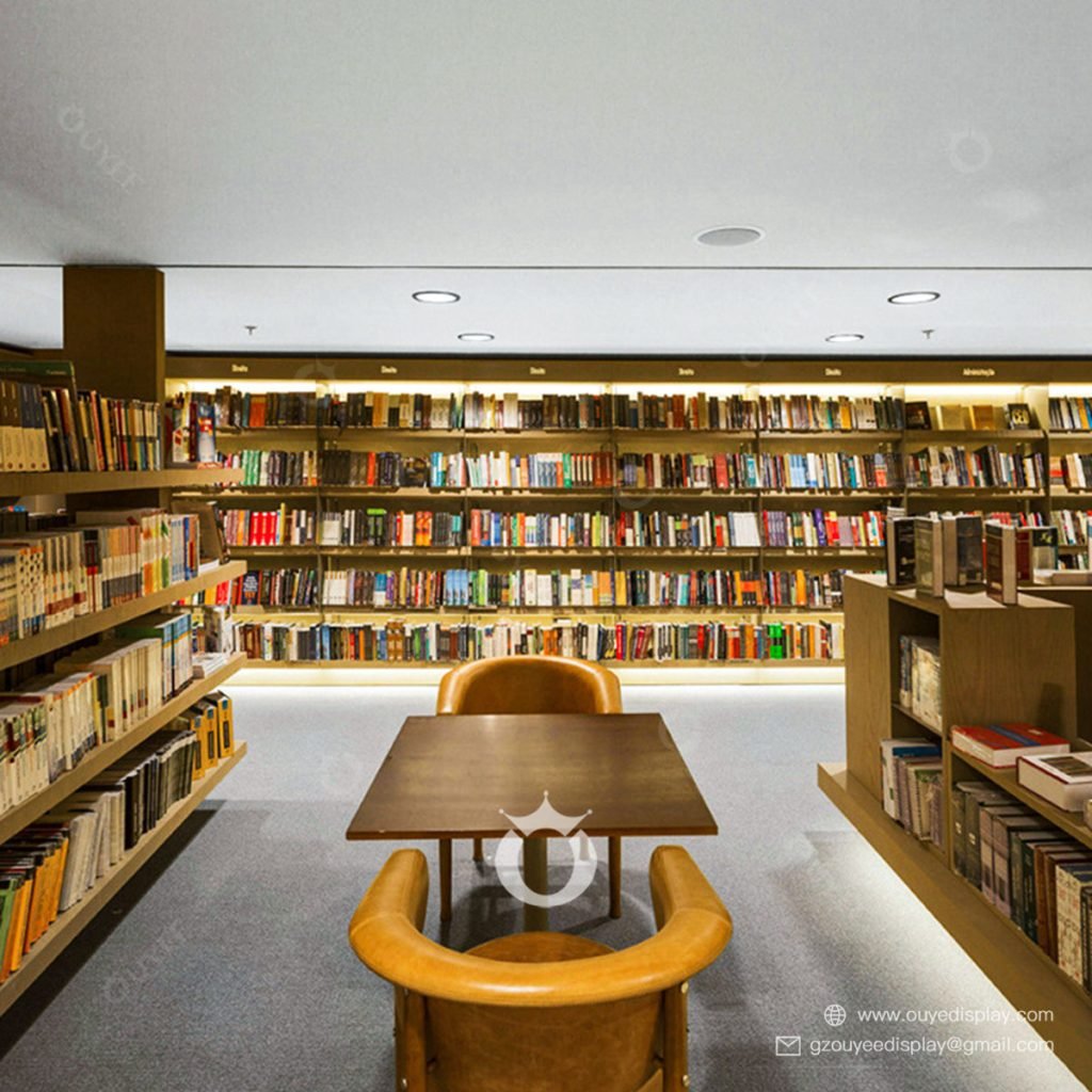 Book Rack Design For Library Wood Book Shelf Modern Book Rack Designs - Ouyee Display