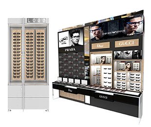 sunglasses wall rack