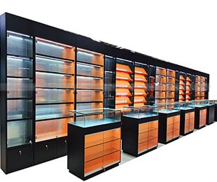 mtl vape pen Modern vape showcase vape shop table furniture display main image 1