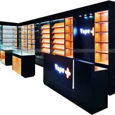 dispensary display case