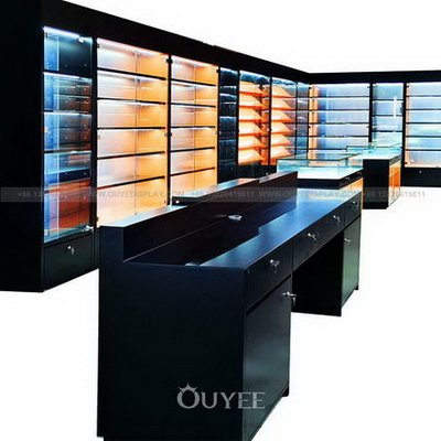 dispensary display case