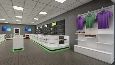 smoke shop interior design