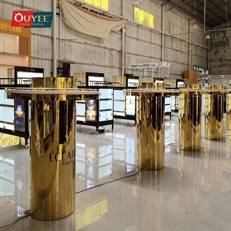 Front Counter Screen Black Digital Front Retail Counter Display Stand | Custom Display Stand ...