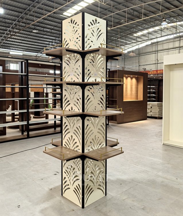 Decorative Cream Feature Wall Display Rack 04