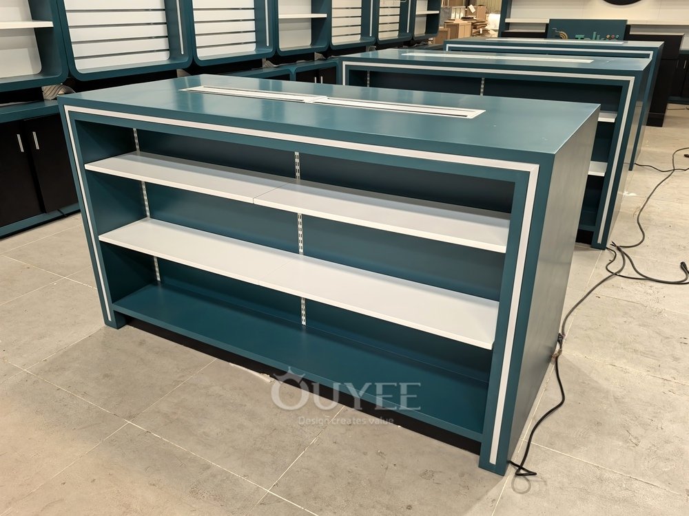 Green LED Cash Wrap Display Stand 05