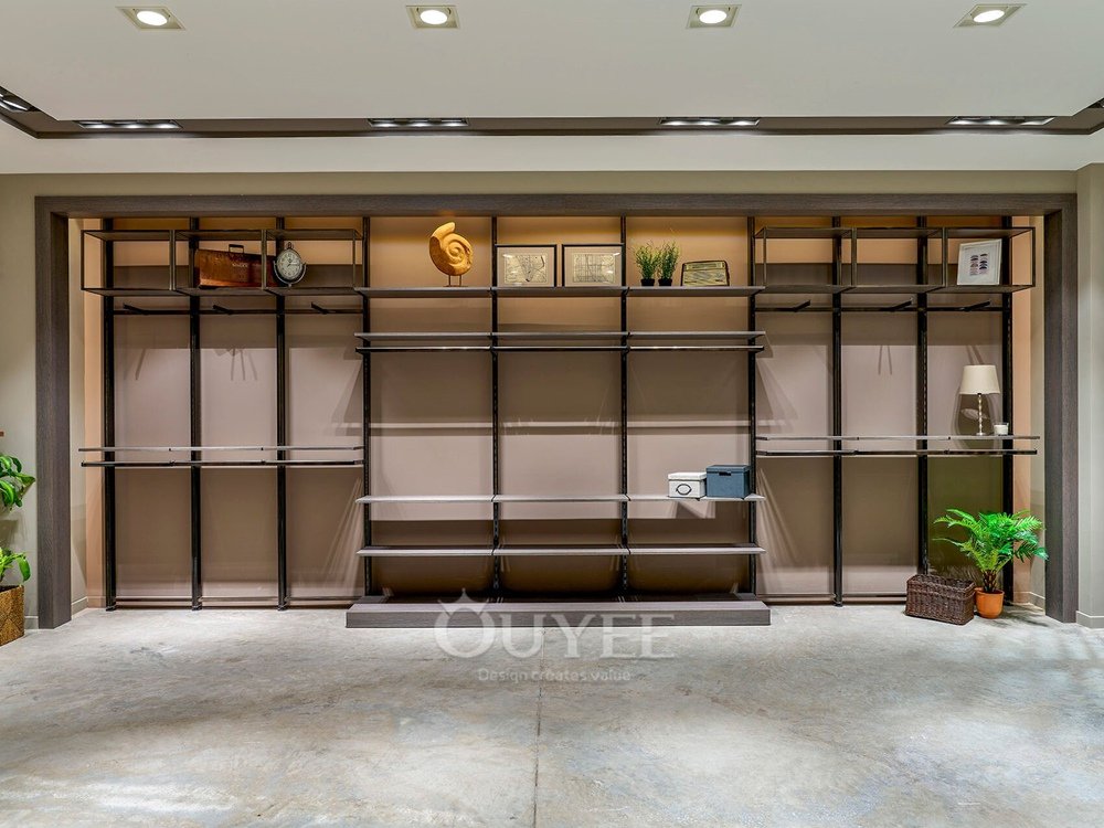 White Kids Store Wall Display Rack 02