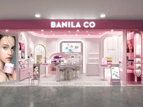 Banila Pink Store Display