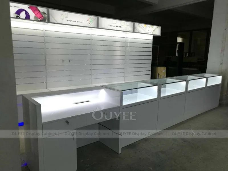 Black And Blue LED Phone Display Fixture - Image 5