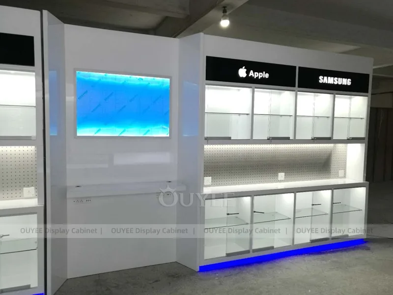 Black And Blue LED Phone Display Fixture - Image 8