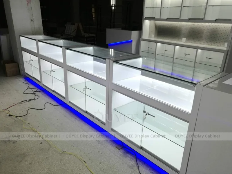 Black And Blue LED Phone Display Fixture - Image 9