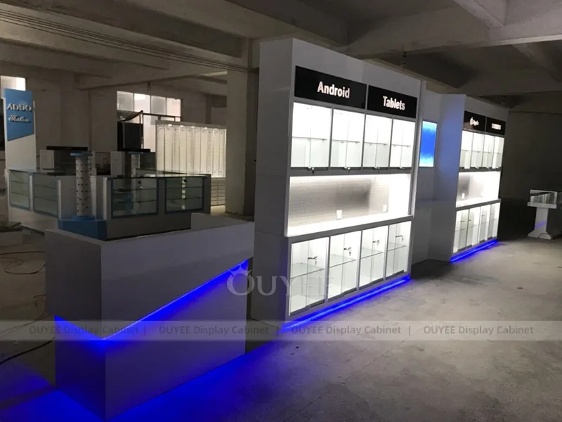 Black And Blue LED Phone Display Fixture - Image 2