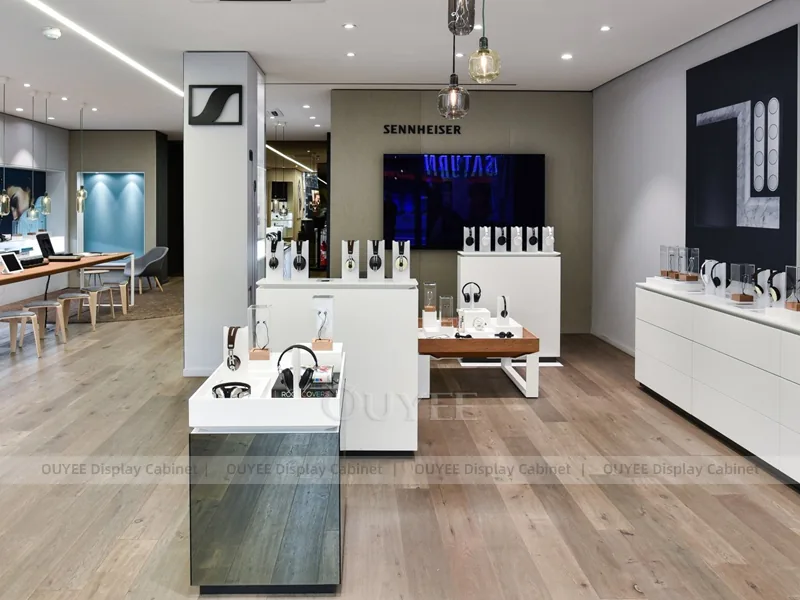 Black And Red LED Phone Store Display Fixture - Image 4