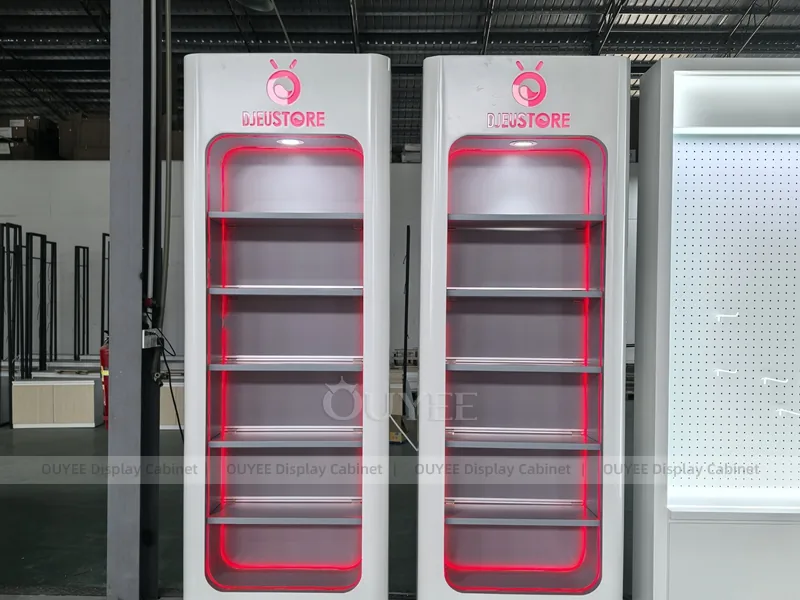 Black And Red LED Phone Store Display Fixture - Image 7