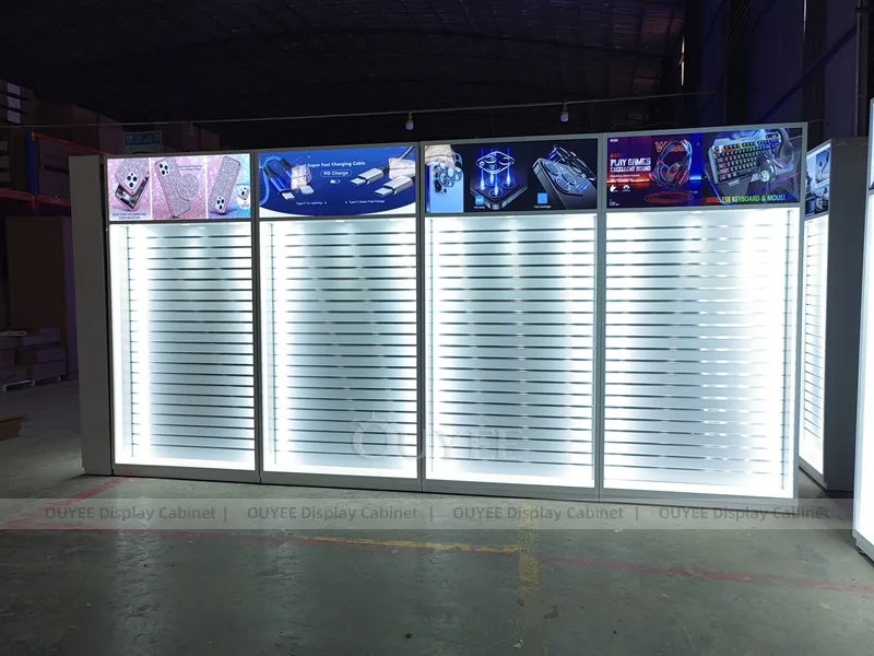 Black And White Complete Phone Store Fixture - Image 7