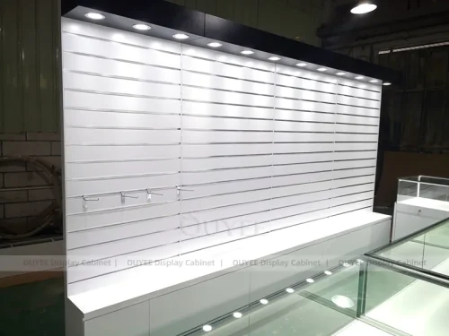 Black And White Complete Phone Store Fixture