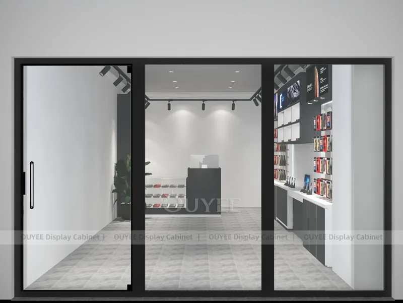 Black And White LED Phone Display Fixture - Image 5